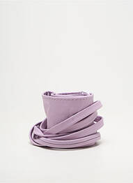 Ceinture coutures renforcées violet LAUREN VIDAL femme