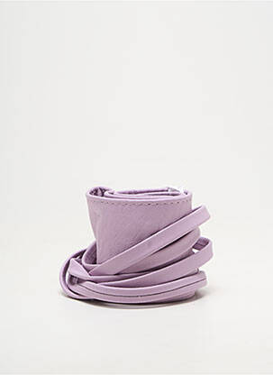 Ceinture coutures renforcées violet LAUREN VIDAL femme