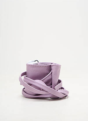 Ceinture coutures renforcées violet LAUREN VIDAL femme