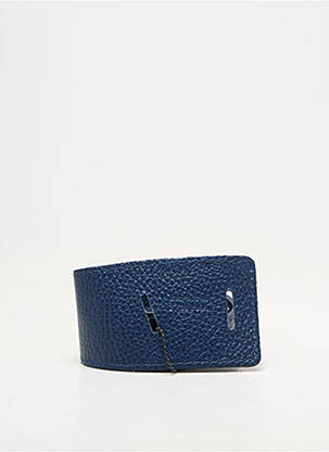 Ceinture coutures renforcées bleu LAUREN VIDAL femme
