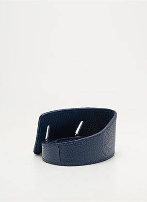 Ceinture coutures renforcées bleu LAUREN VIDAL femme