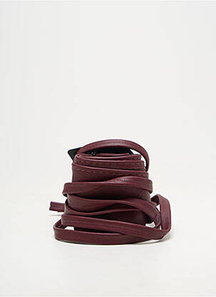 Ceinture coutures renforcées violet fonce LAUREN VIDAL femme