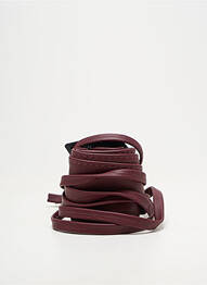 Ceinture coutures renforcées violet fonce LAUREN VIDAL femme