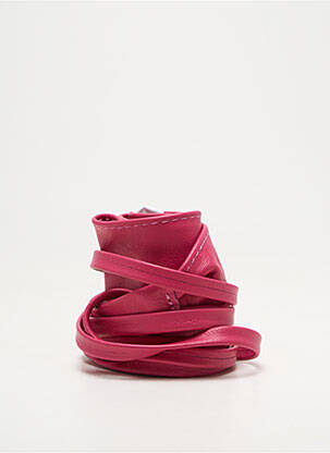 Ceinture coutures renforcées rose LAUREN VIDAL femme
