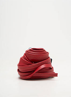 Ceinture coutures renforcées rouge LAUREN VIDAL femme