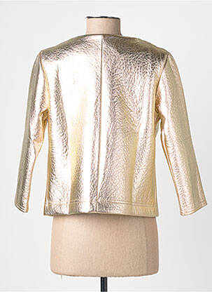 Veste casual col rond or L'ATELIER DE LOUISE femme