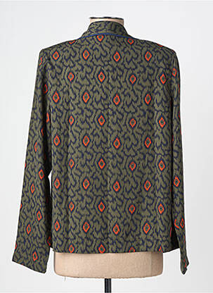Veste casual coupe droite vert L'ATELIER DE LOUISE femme