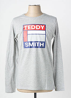 T-shirt manches longues manches longues gris TEDDY SMITH garçon