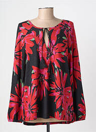 Pull col rond manches longues rouge L'ATELIER DE LOUISE femme