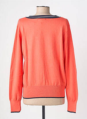 Pull coupe cintrée manches longues orange MINSK femme