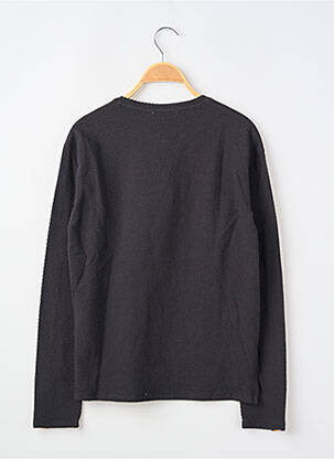 T-shirt stretch manches longues noir GARCIA fille