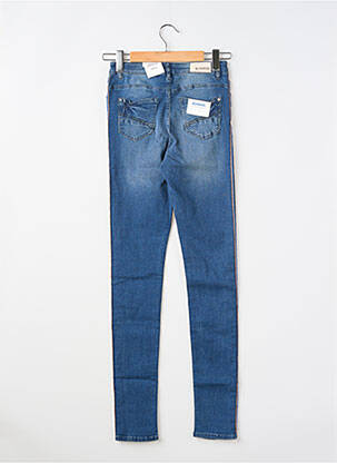 Jeans coupe slim stretch taille ajustable bleu GARCIA fille