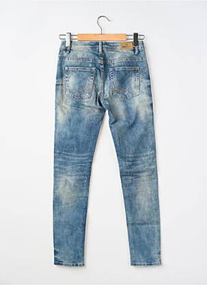 Jeans coupe slim stretch taille ajustable bleu DEELUXE garçon
