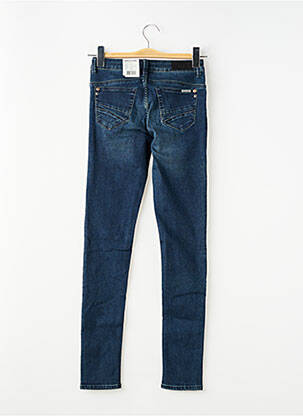 Jeans coupe slim stretch taille ajustable bleu GARCIA fille