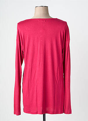 T-shirt manches longues manches longues rose JOLIE RONDE femme