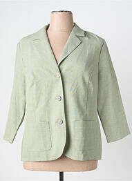 Veste casual coupe droite vert FRANSISSCA femme