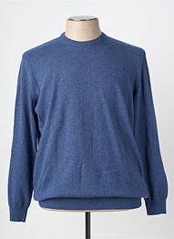 Pull col rond manches longues bleu ALDANI homme
