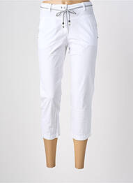 Pantacourt stretch taille normale blanc ESPRIT DE LA MER femme