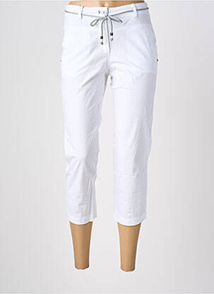 Pantacourt stretch taille normale blanc ESPRIT DE LA MER femme
