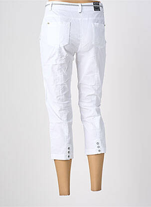Pantacourt stretch taille normale blanc ESPRIT DE LA MER femme