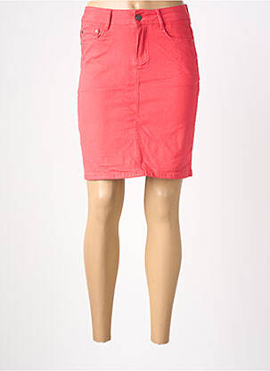 Jupe courte poches rose KALISSON femme