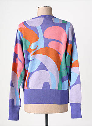 Pull stretch manches longues violet DANEFAE femme