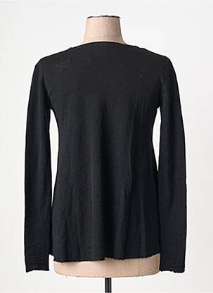 Pull stretch manches longues noir MY BASICS femme