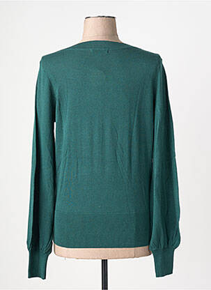 Pull col bateau manches longues vert KING LOUIE femme