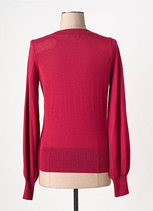 Pull col bateau manches longues rouge KING LOUIE femme