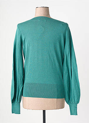 Pull col bateau manches longues vert clair KING LOUIE femme