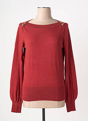 Pull col bateau manches longues orange KING LOUIE femme