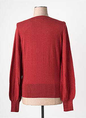 Pull col bateau manches longues orange KING LOUIE femme