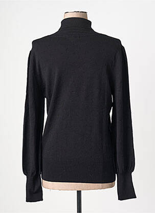 Pull col roulé stretch manches longues noir KING LOUIE femme