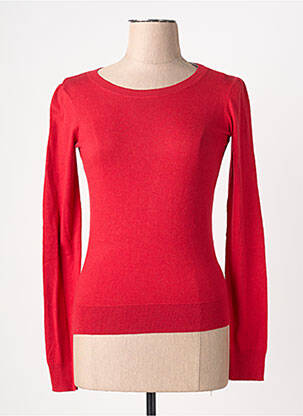 Pull stretch manches longues rouge KING LOUIE femme