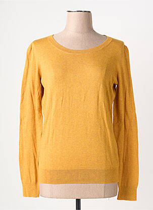 Pull stretch manches longues jaune KING LOUIE femme