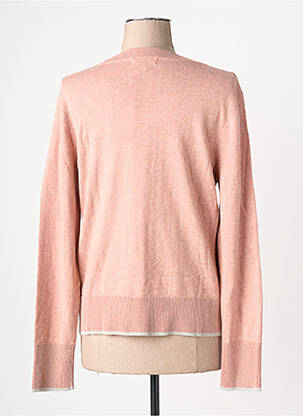 Pull tissage chiné manches longues rose WHITE STUFF femme