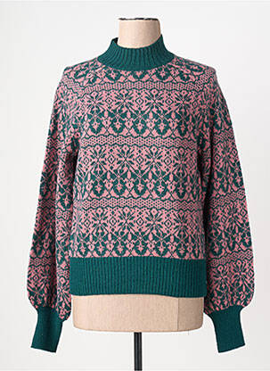 Pull resserrée sur le bas manches longues vert KING LOUIE femme