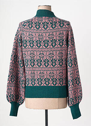 Pull resserrée sur le bas manches longues vert KING LOUIE femme