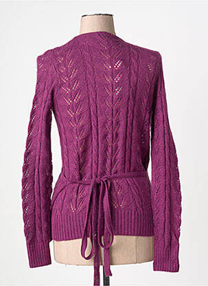 Gilet manches longues stretch violet KING LOUIE femme