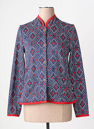 Veste casual coupe cintrée bleu BLUTSGESCHWISTER femme
