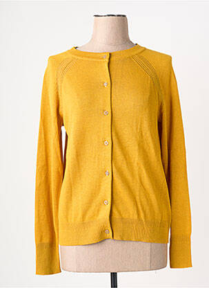 Gilet manches longues stretch jaune WHITE STUFF femme