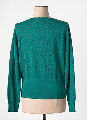 Gilet manches longues resserrée sur le bas vert fonce KING LOUIE femme