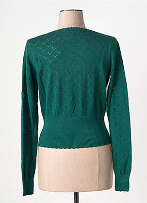 Gilet manches longues stretch vert KING LOUIE femme