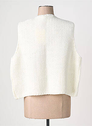 Gilet sans manche coupe droite beige LA PETITE ETOILE femme