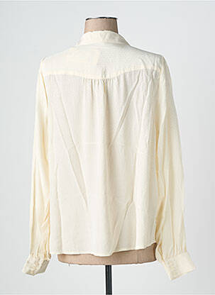 Chemisier tissage crêpe manches longues beige KING LOUIE femme