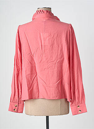 Chemisier coupe droite manches longues rose WHITE STUFF femme
