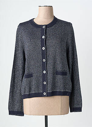 Gilet manches longues stretch bleu WHITE STUFF femme