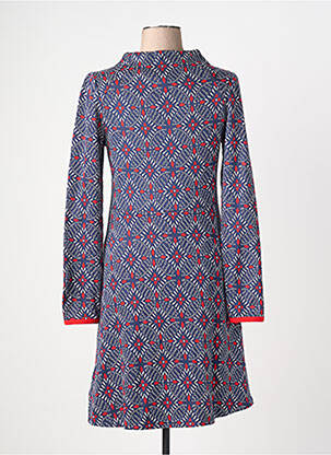 Robe courte manches longues manches longues bleu BLUTSGESCHWISTER femme