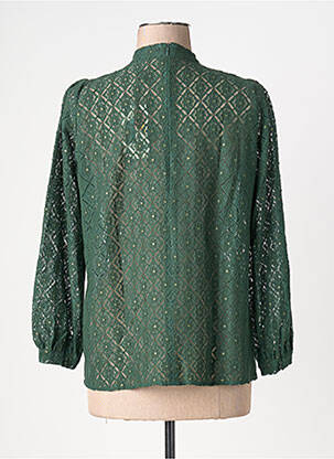 Blouse col rond manches longues vert KING LOUIE femme