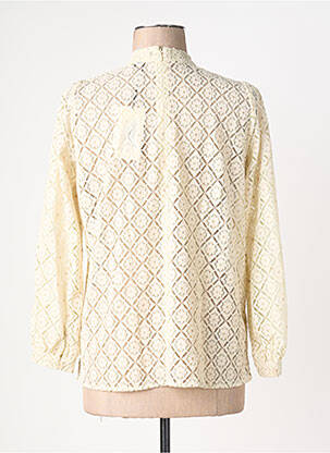 Blouse col rond manches longues beige KING LOUIE femme